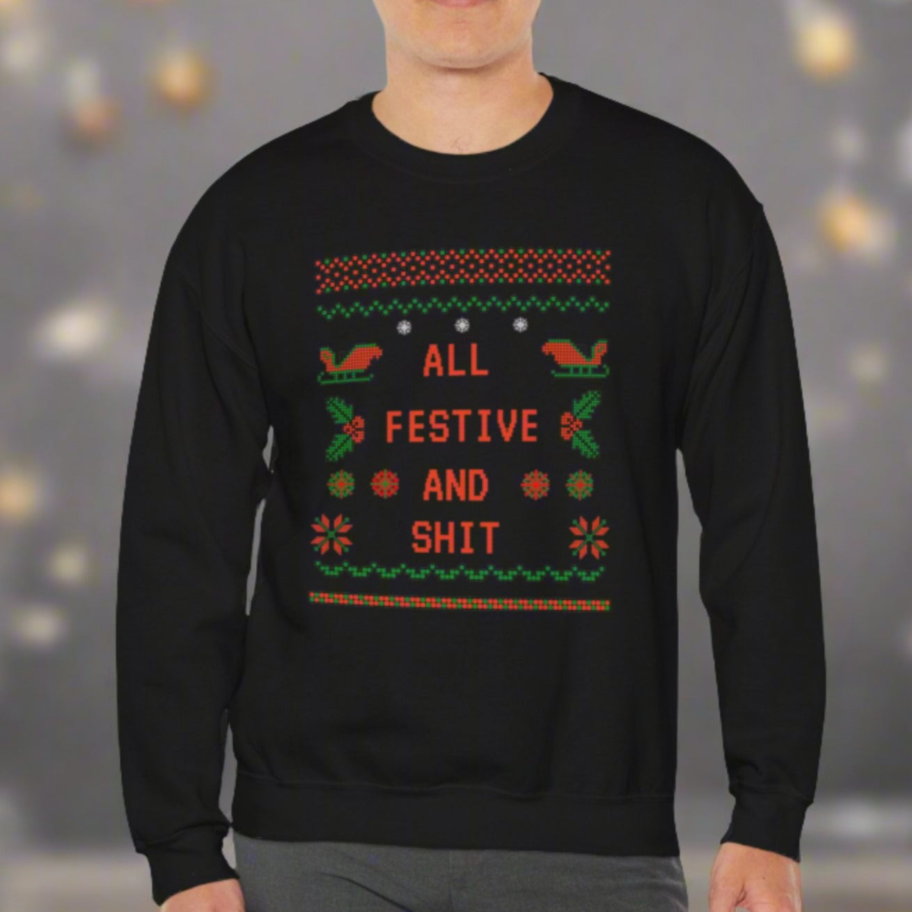 White Elephant Gift Exchange Sweater Image