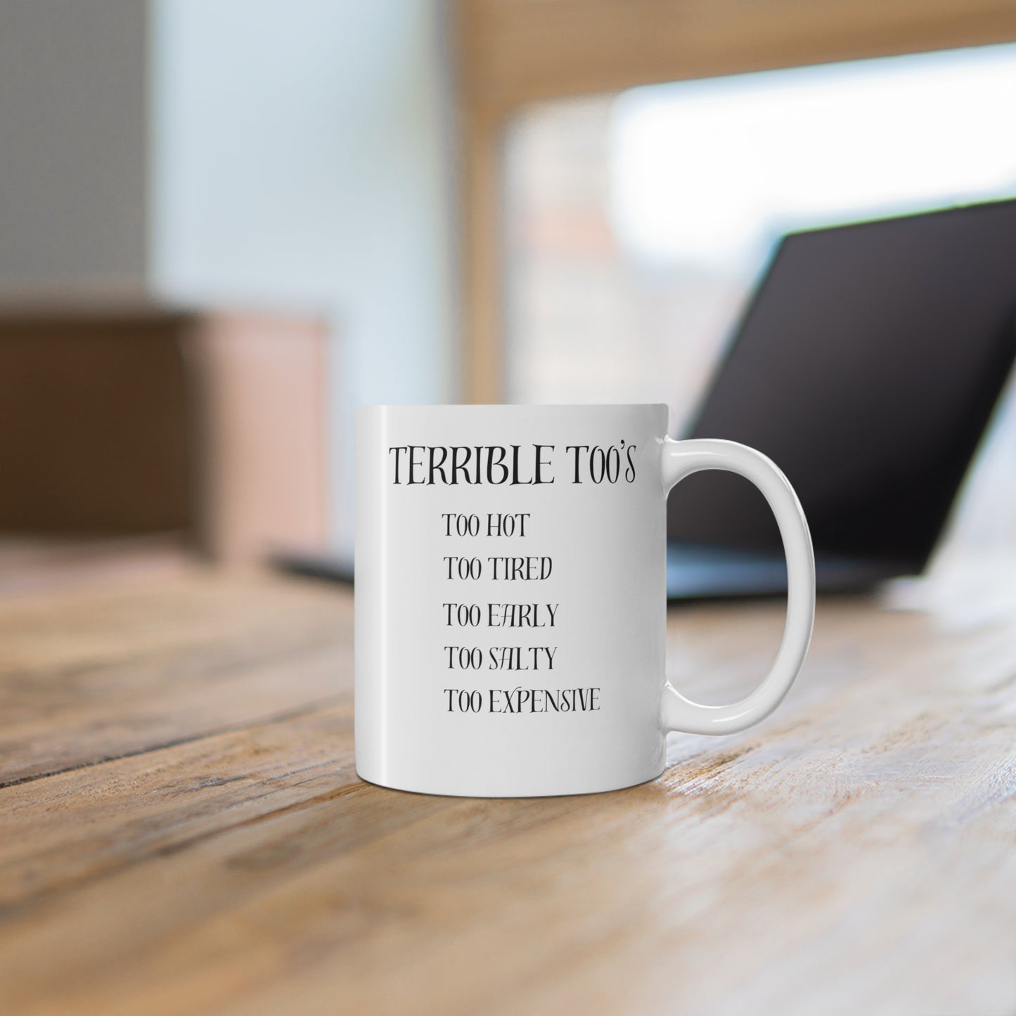 Terrible Too's Mug | GenX Mug | Funny Gifts