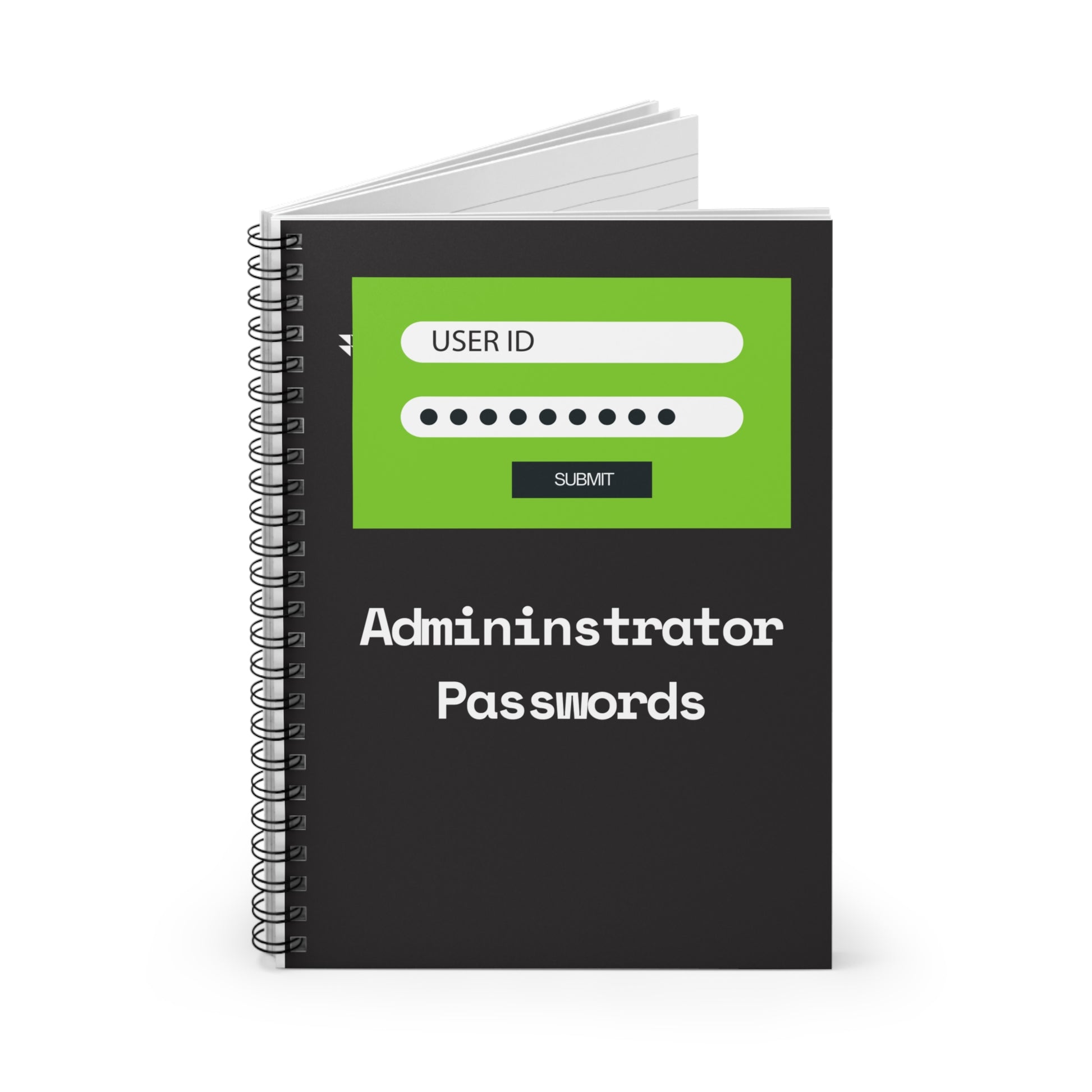 "Administrator Password" notebook