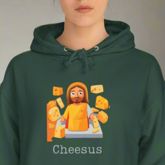 a funny jesus hoodie image