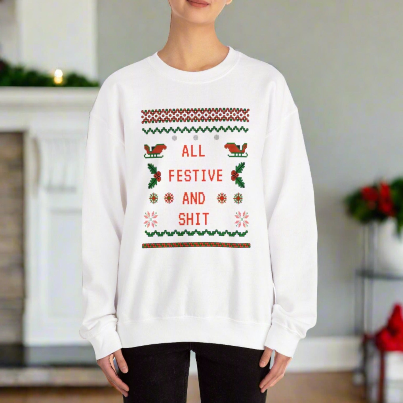 rude xmas shirts image