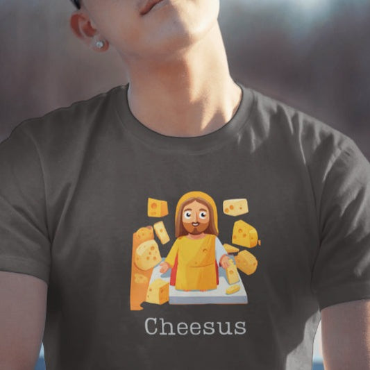 Cheese Jesus Tshirt Image