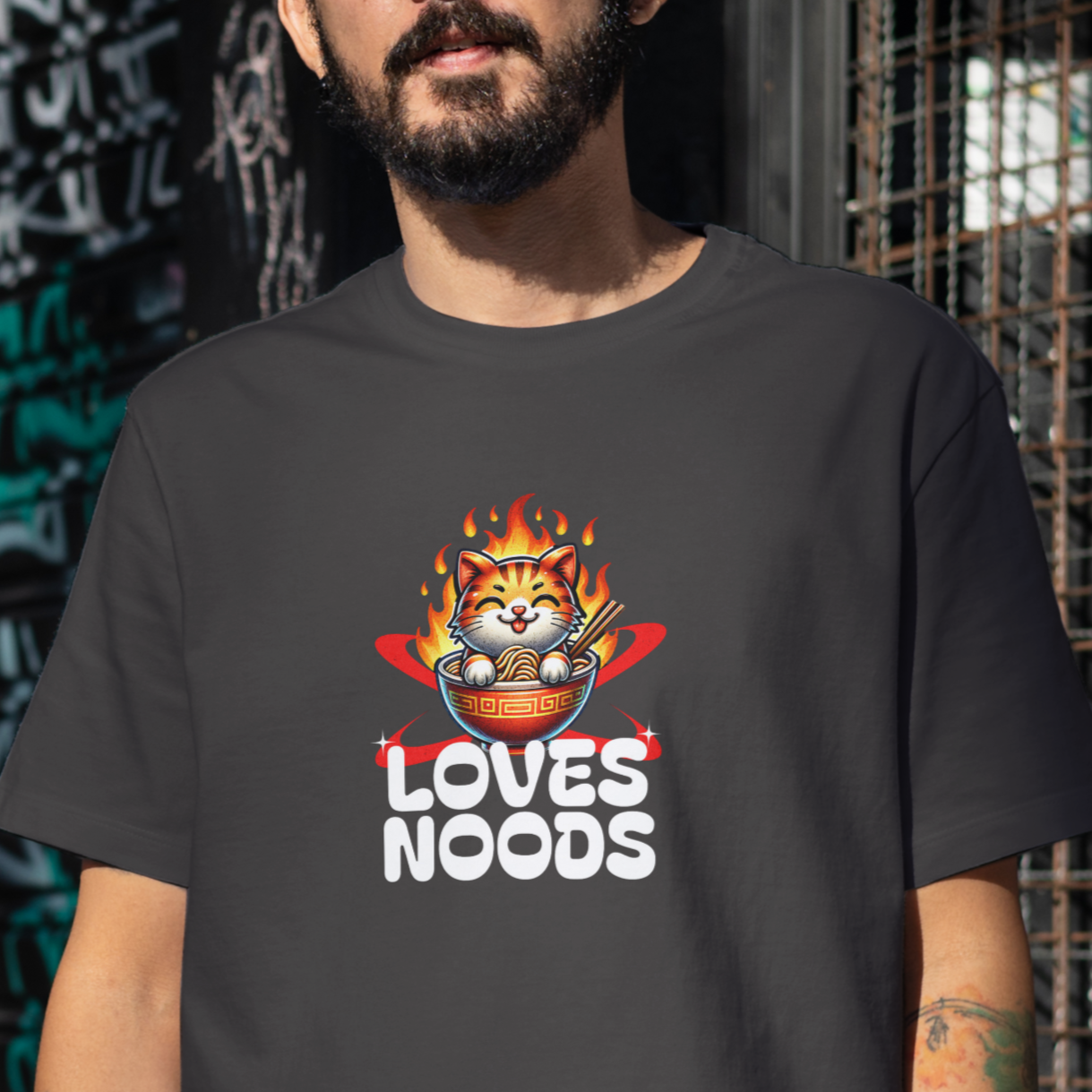 Loves Noods Shirt for Foodies Image